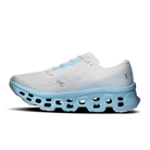 On Cloudmonster 3 women's Ivory/Topaz, official medial side profile