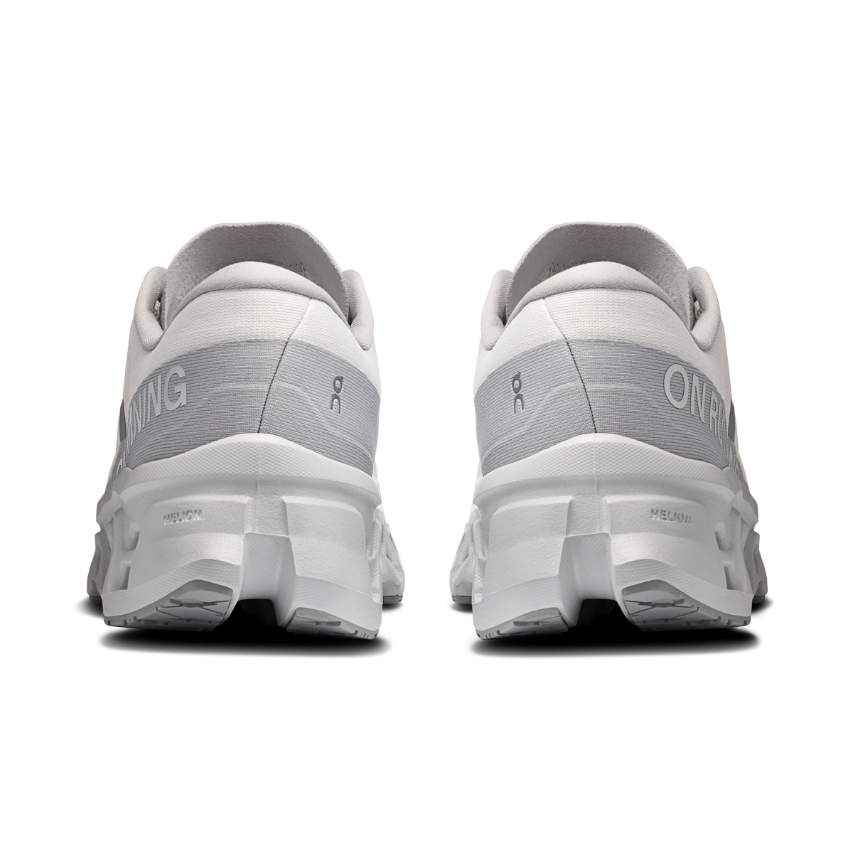 On Cloudmonster 3 men's Wolf/Wolf, official rear view