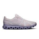 Women's On Cloud 6 in Ether/Tyrian, side profile