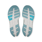On Running Cloudrunner 3 men's running shoe in Flurry/Cascade — outsole view of the pair