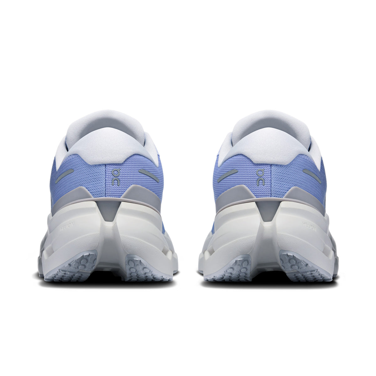 On Running Cloudrunner 3 women's running shoe in Myrtle/Platinum — rear view of the pair