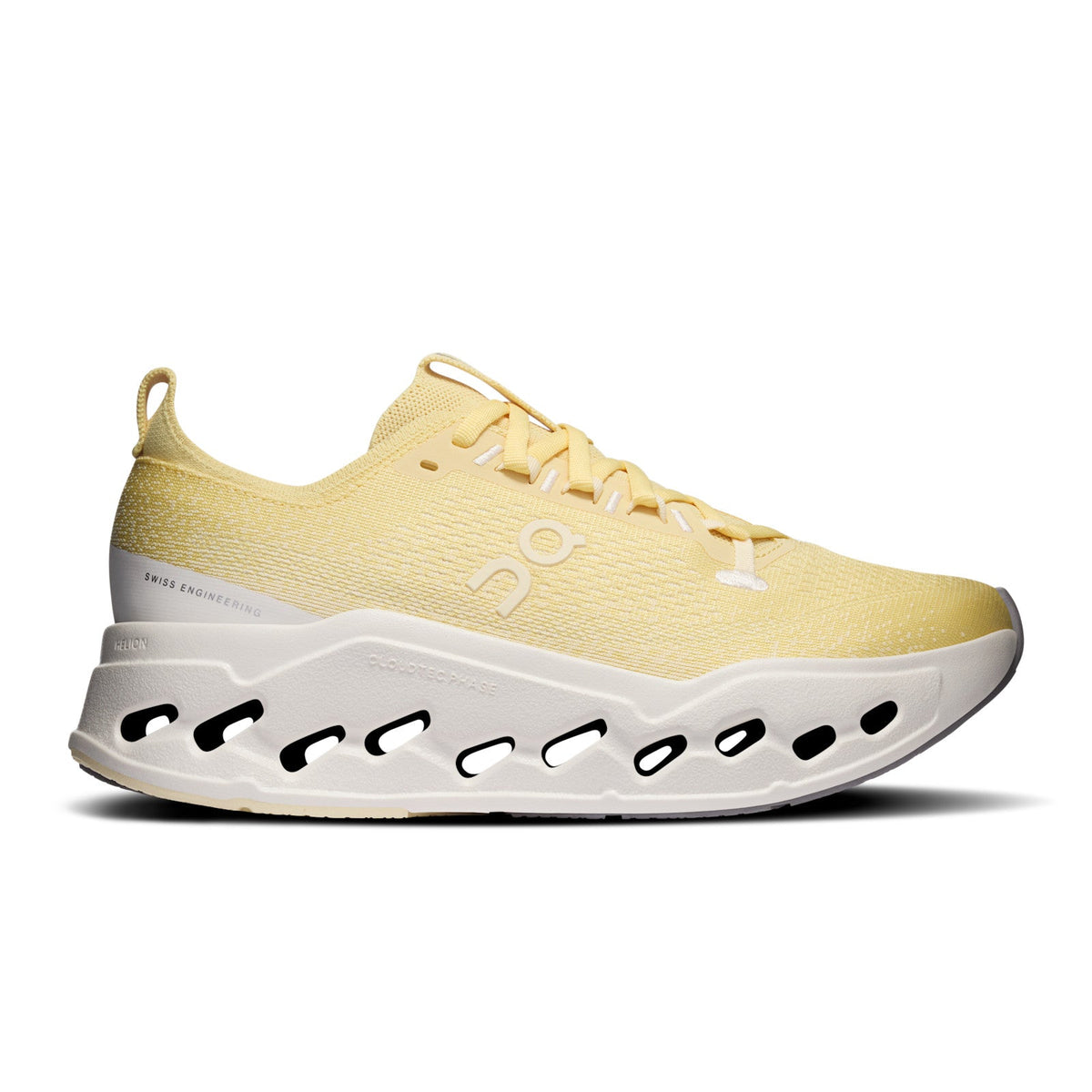 On Running Cloudsurfer Max women's running shoe in Dijon/Ivory — side profile