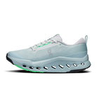 On Running Cloudsurfer Trail 2 women's trail running shoe in Chalk/Gardenia — opposite side profile