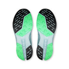 On Running Cloudsurfer Trail 2 women's trail running shoe in Chalk/Gardenia — outsole view of the pair