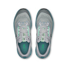 On Running Cloudsurfer Trail 2 men's trail running shoe in Platinum/Tide — top view of the pair