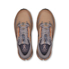 On Running Cloudsurfer Trail 2 Waterproof men's trail running shoe in Portobello/Pebble — top view of the pair
