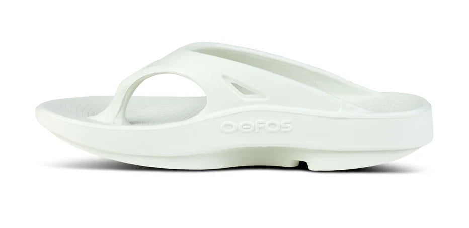 Oofos OOriginal Sandal Cosmic Gray medial view