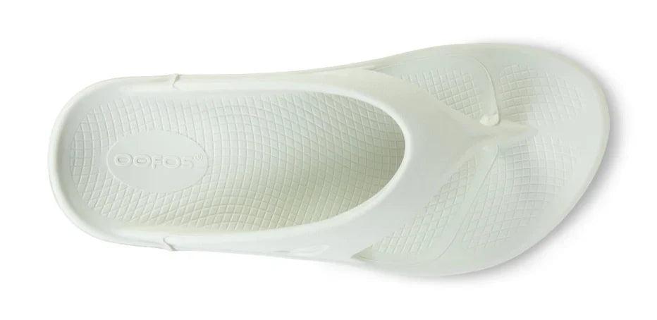Oofos OOriginal Sandal Cosmic Gray top view