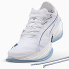 Women's PUMA Fast-R Nitro Elite 3 in White/Blue — product view 6.