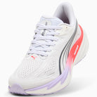 Women's PUMA Velocity NITRO 5 in PUMA White/Ultra Red/Light Lavender — product detail