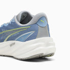 Men's PUMA Velocity NITRO 5 in Zen Blue/Sunny Lime — outsole view