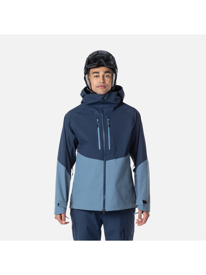Rossignol Evader men's ski jacket in Dark Navy, front view
