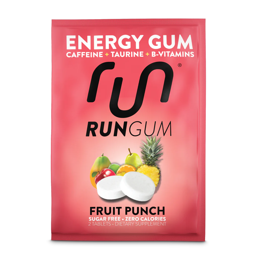 Run Gum single packs. Fruit Punch.