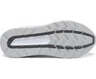 Men's Saucony Echelon Walker 3. White upper. White midsole. Bottom view.