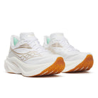 Saucony Endorphin Speed 6 women's White/Aureate three-quarter view