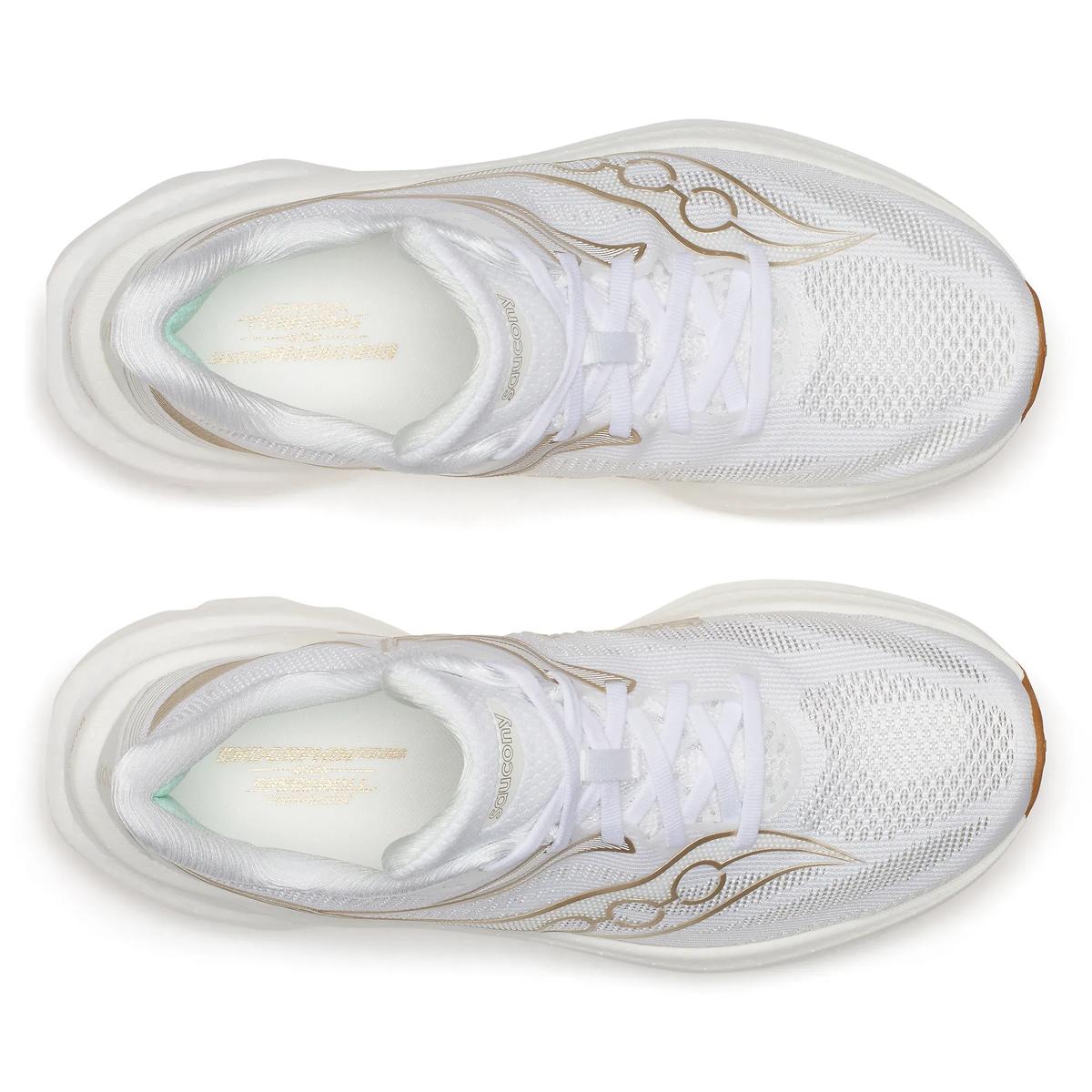 Saucony Endorphin Speed 6 women's White/Aureate top view
