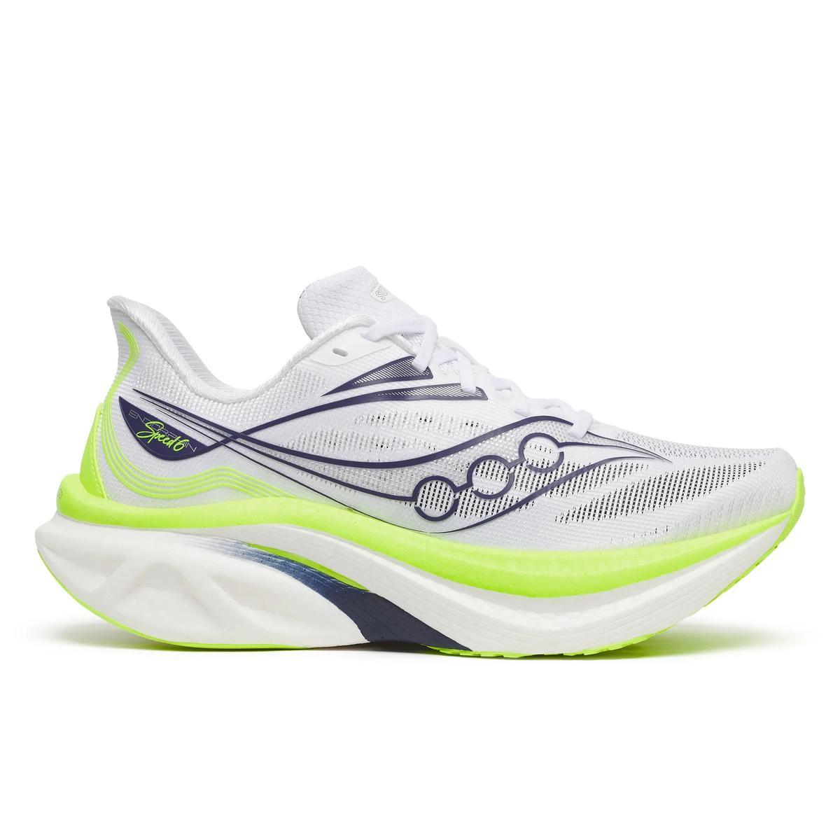 Saucony Endorphin Speed 6 men's White/Citron lateral profile