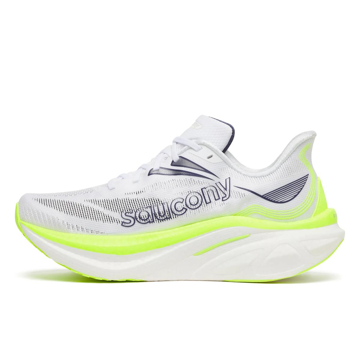 Saucony Endorphin Speed 6 men's White/Citron medial profile