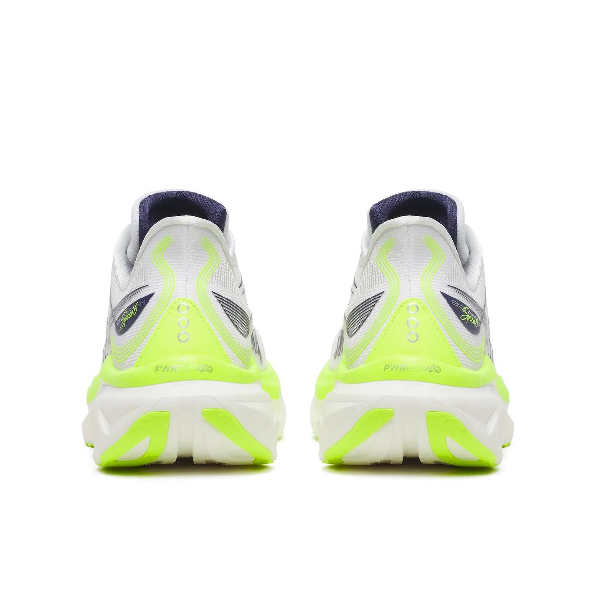 Saucony Endorphin Speed 6 men's White/Citron rear view