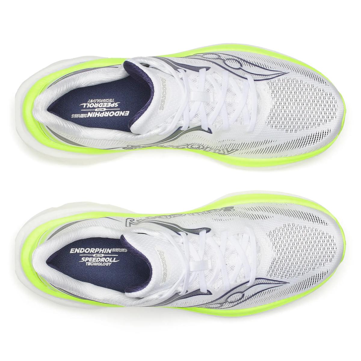Saucony Endorphin Speed 6 men's White/Citron top view