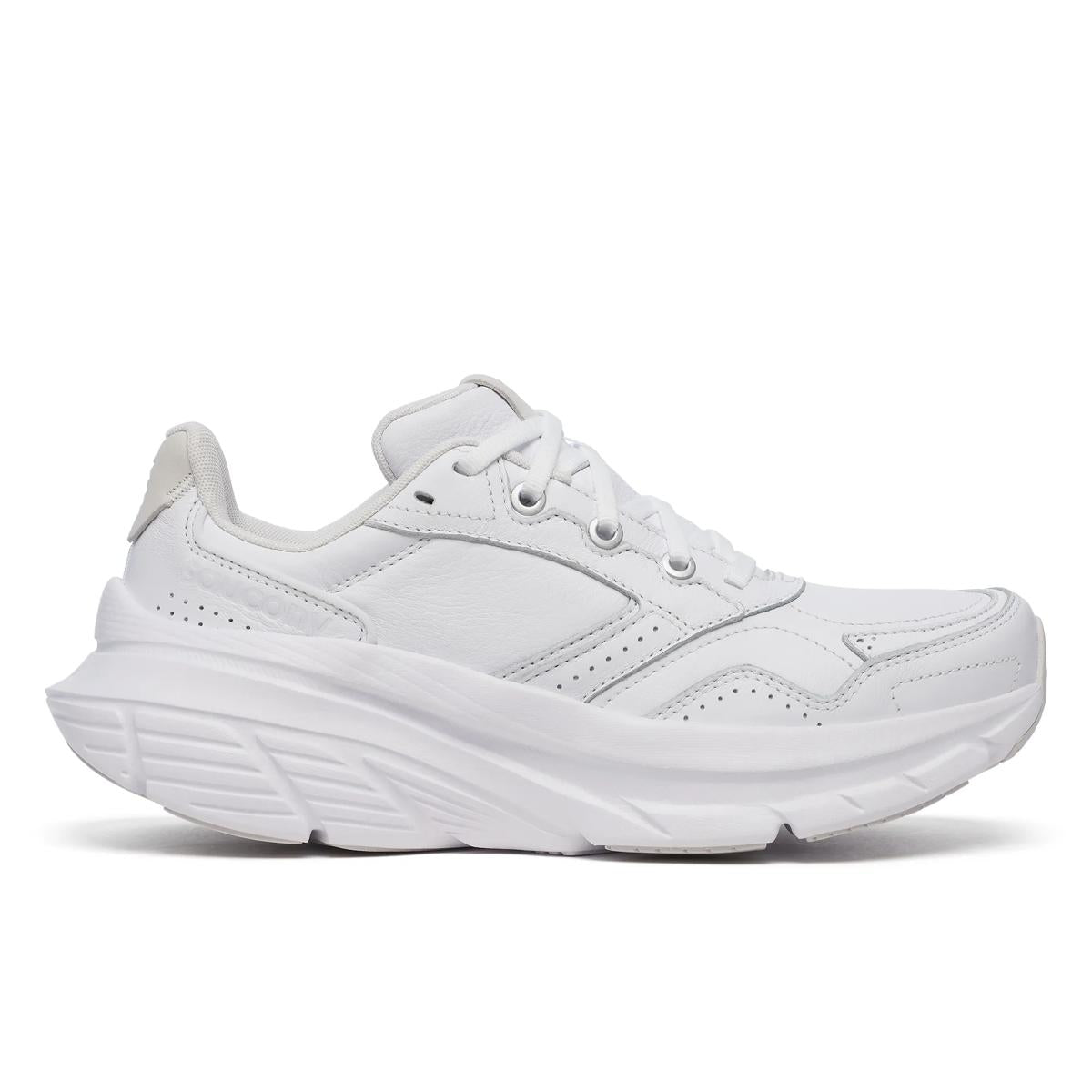 Saucony Guide Metro LE women's shoe in White, lateral view