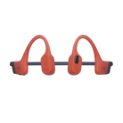 Shokz OpenSwim Pro waterproof bone conduction headphones in Red, alternate product view