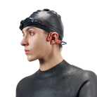 Shokz OpenSwim Pro waterproof bone conduction headphones in Red, alternate product view 4