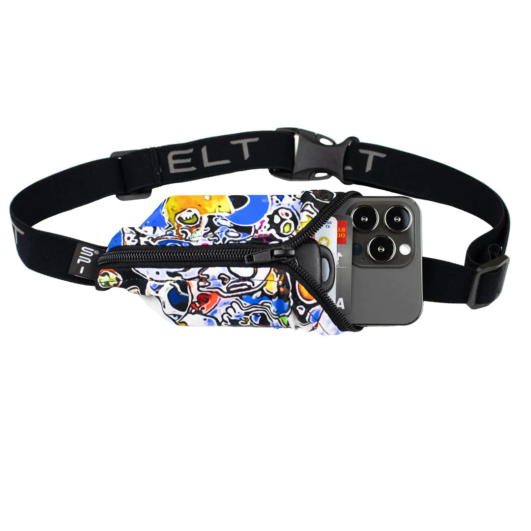 Unisex Spibelt Large Pocket | Skulls/multicolored 