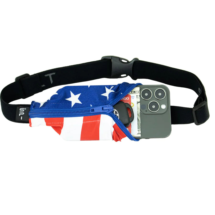 Unisex Spibelt Large Pocket | American Flag