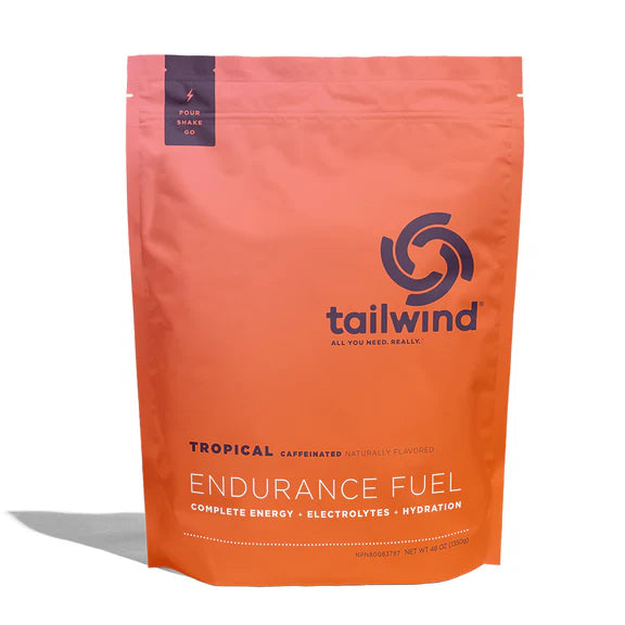Tailwind Nutrition Endurance Fuel 50 Servings — Caffeinated Tropical / 48 oz