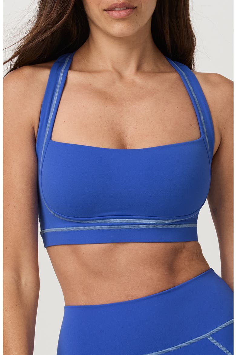 Vuori AllTheFeels Linework Bra women's Electric Blue product image