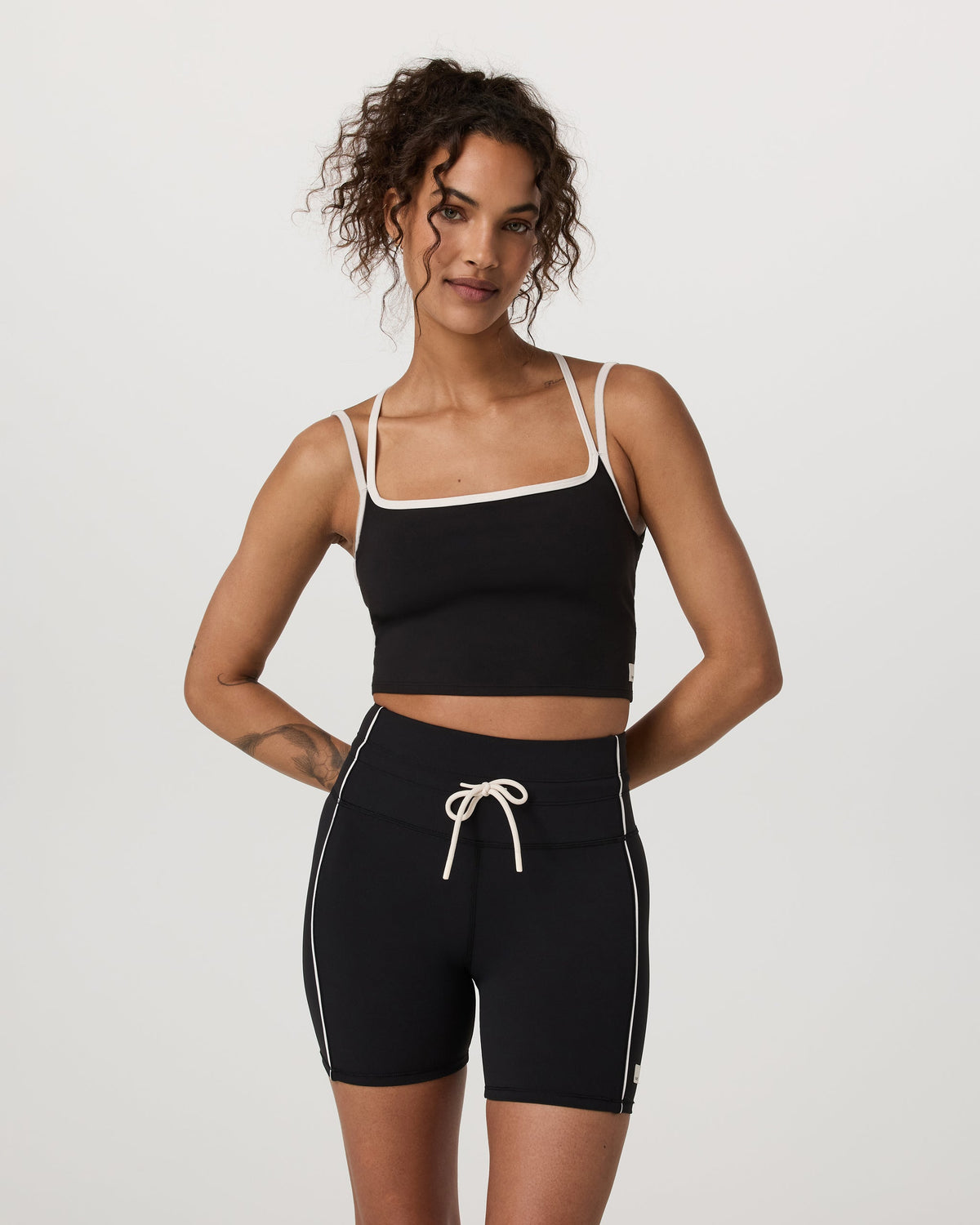 Vuori Daily Layered Tank in Black women product image
