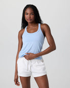 Vuori SL Lux Racerback Tank in Surf women product image