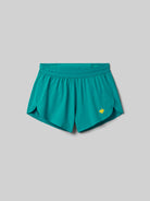 rabbit Fuel n' Fly 4 women's running shorts in Kayaking teal, product view 2