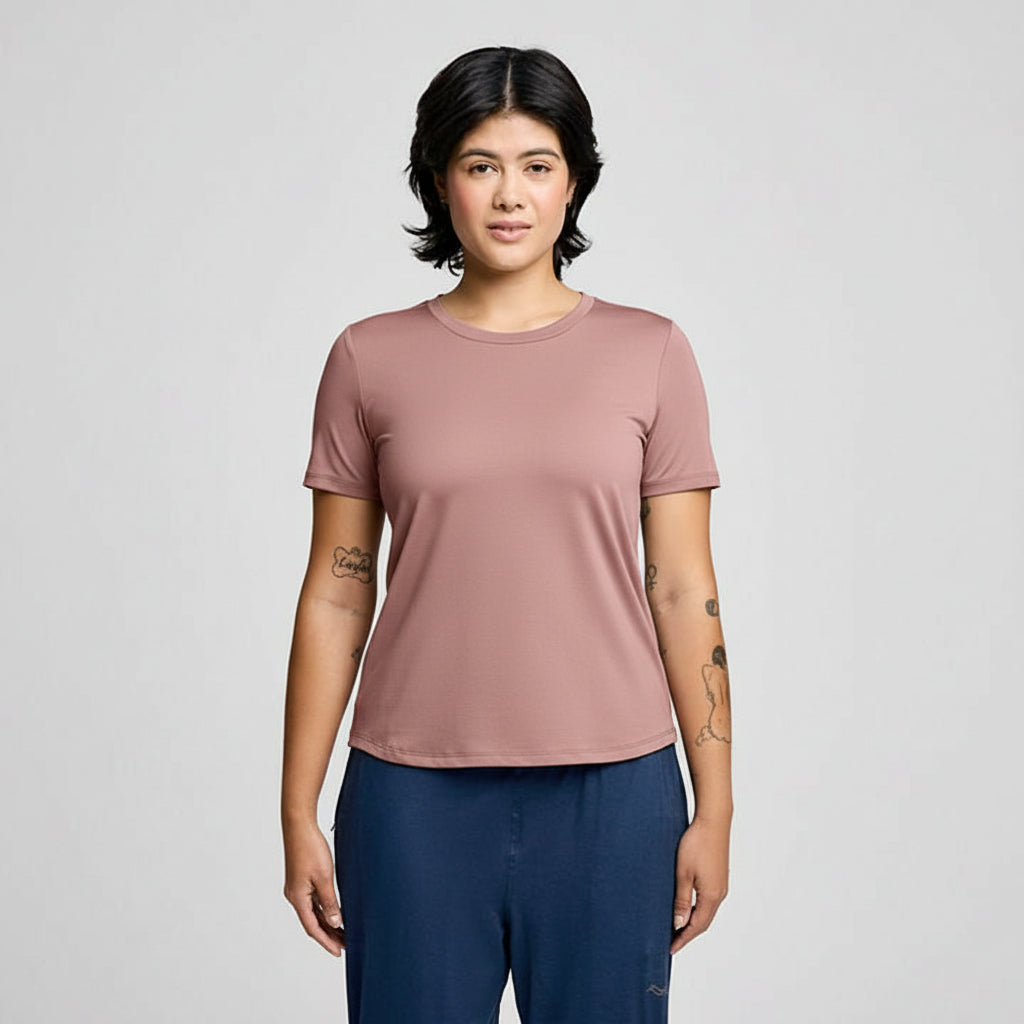 Women's Saucony Triumph Short Sleeve Woodrose