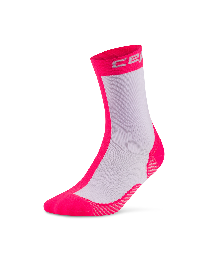 CEP Half & Half Core Run Socks. Pink.