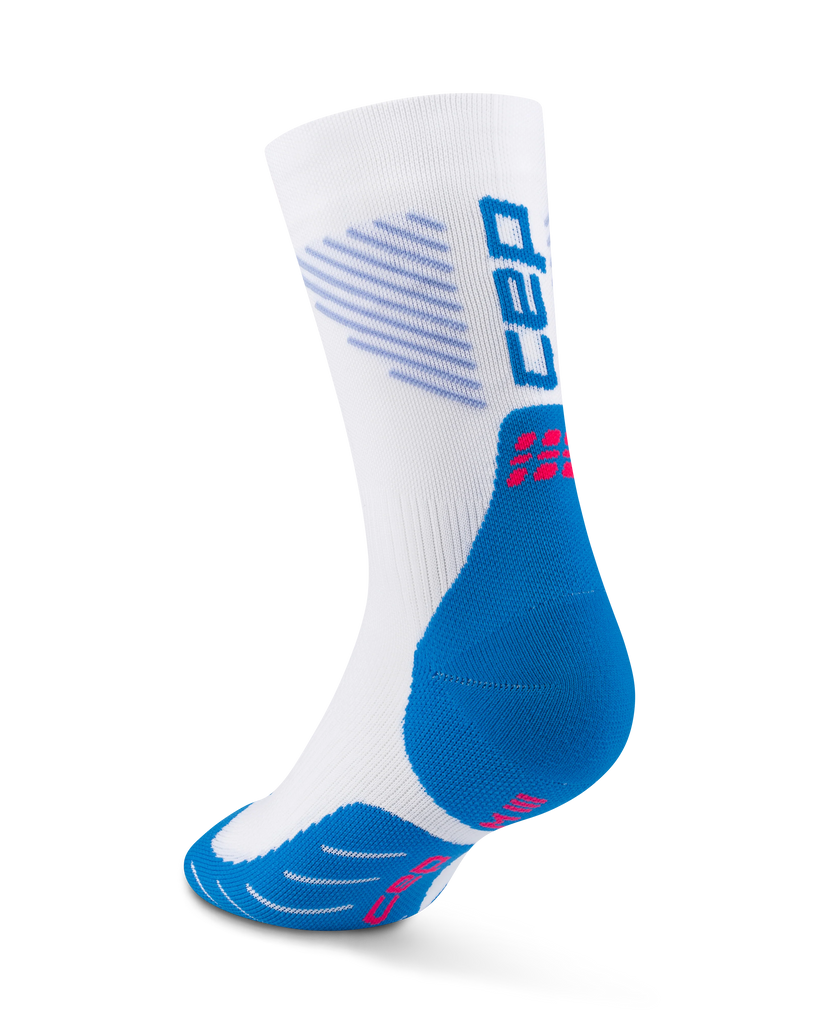 CEP Core Run Vertical Socks. White.