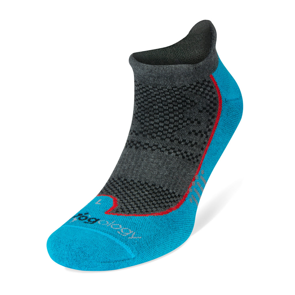 Unisex Jogology socks. High cushion. Now show. Blue. Front/Lateral view.