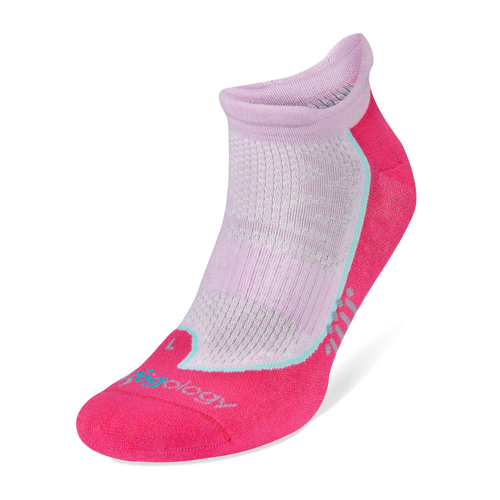 Unisex Jogology socks. High cushion. Now show. Lilac. Front/Lateral view.