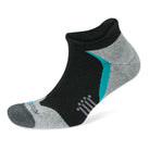 Unisex Jogology socks. Medium cushion. No show. Black. Lateral view.