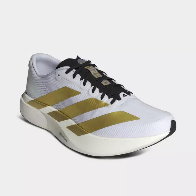 Men's Adidas Adizero Evo SL Woven | Ftwr White/Matte Gold/Core