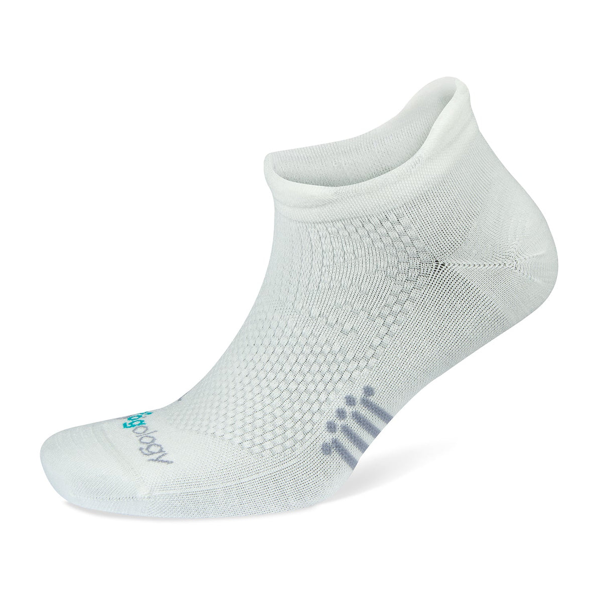 Jogology Low Cushion No Show Running Socks - White