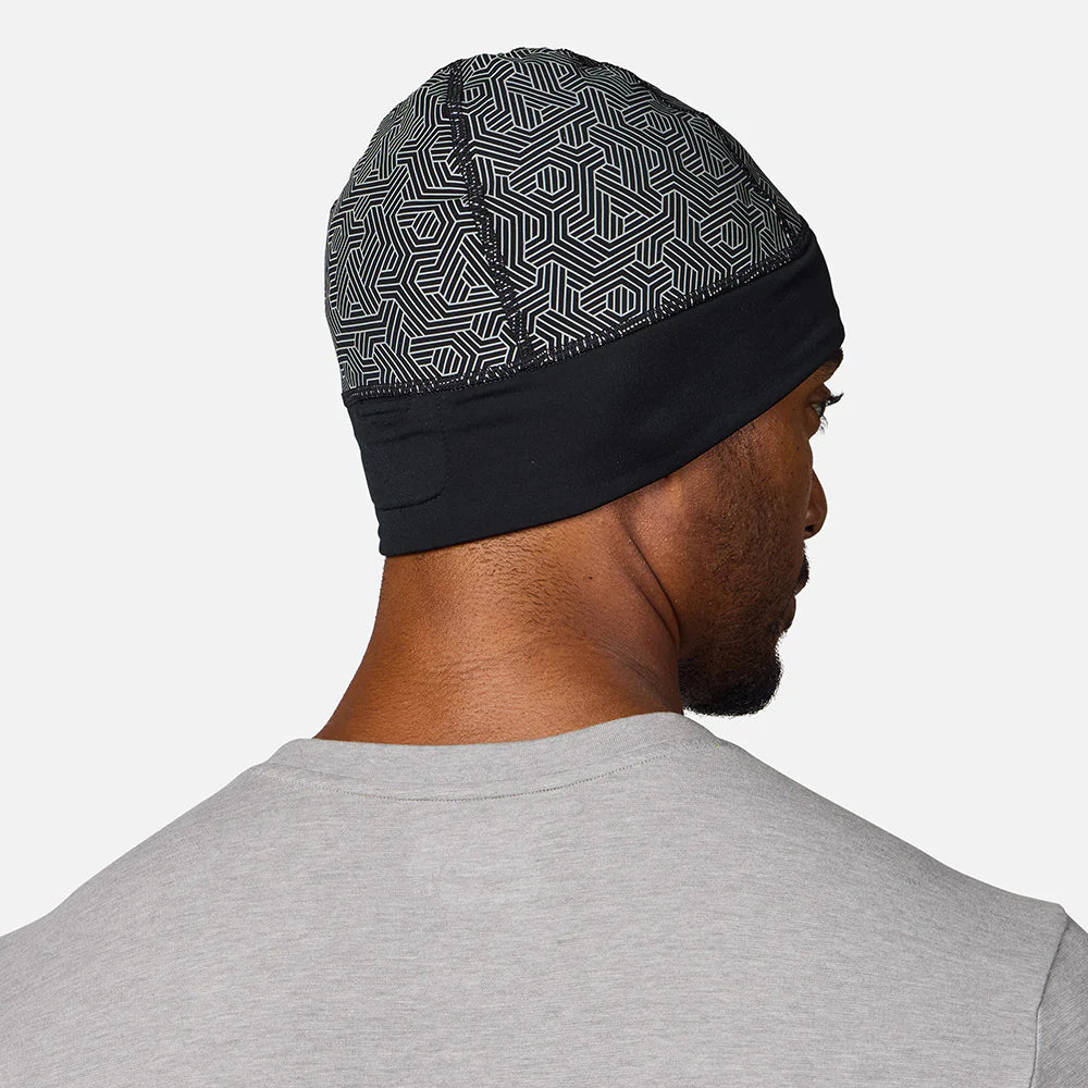 Nathan. Hypernight Reflective Beanie. Black/Hex.