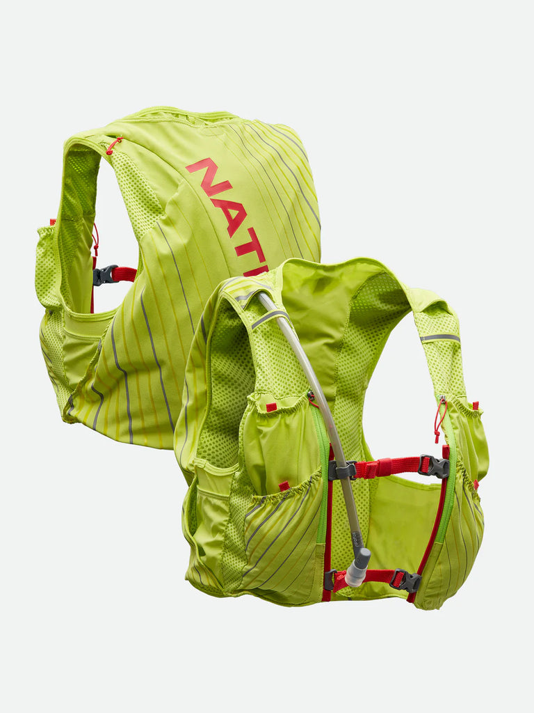 Women's Nathan Pinnacle 12L Hydration Vest. Yellow.