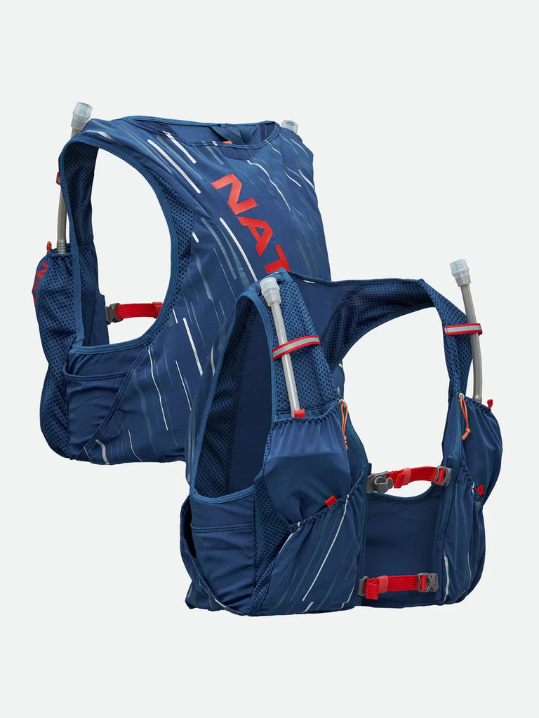 Unisex Nathan Pinnacle 4L Hydration Vest. Blue.