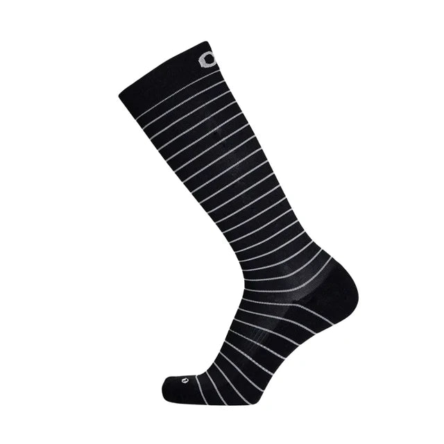 OS1st Wellness Compression Socks Unisex Black/Stripes