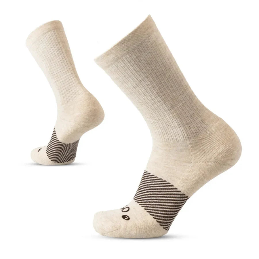 OS1st Wicked Comfort Merino Crew Socks. Tan.