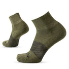 OS1st Wicked Comfort Merino Quarter Crew Socks. Green.