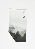 Women's Oiselle Fleece Gaiter in Foggy Woods.