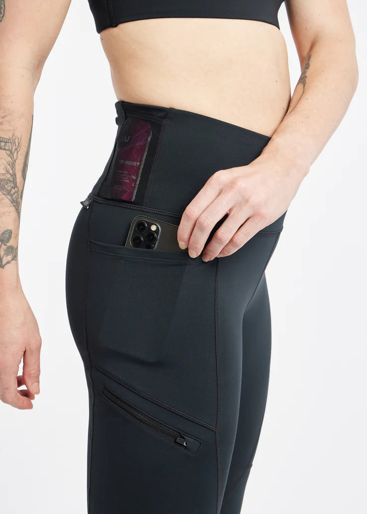 Oiselle Pockito Tights. Green.